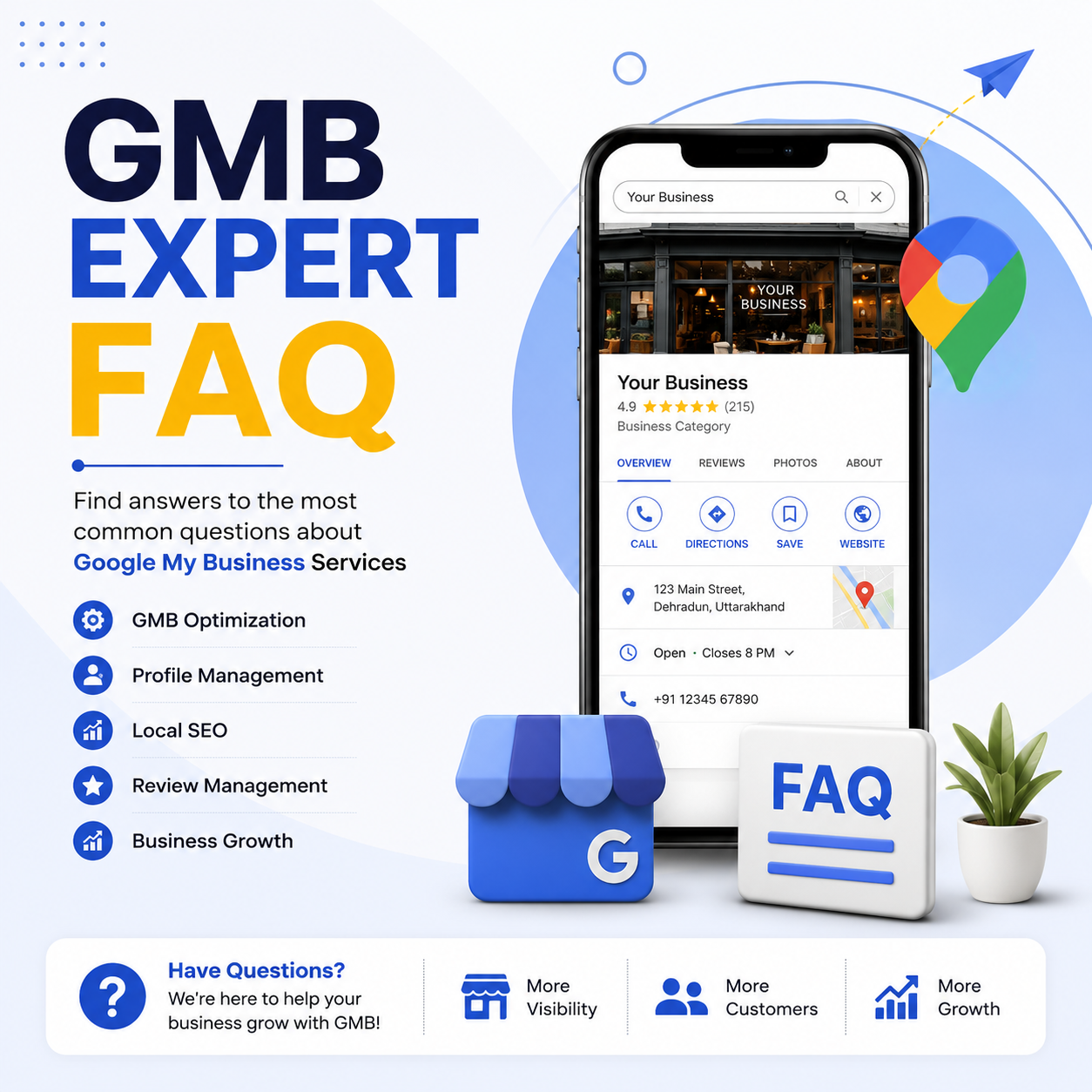 GMB FAQ Google Business Profile Management in Dehradun
